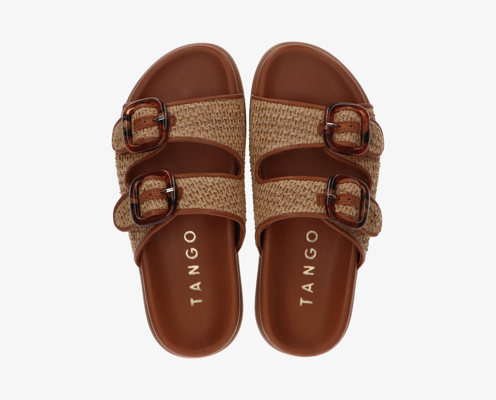LILIA BUCKLE RAFFIA