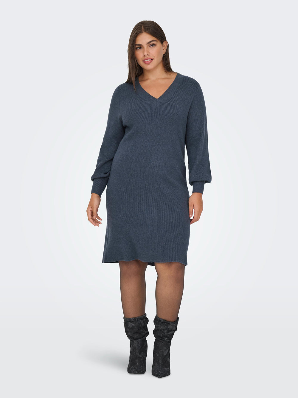 CARKATIA V-NECK DRESS KNT