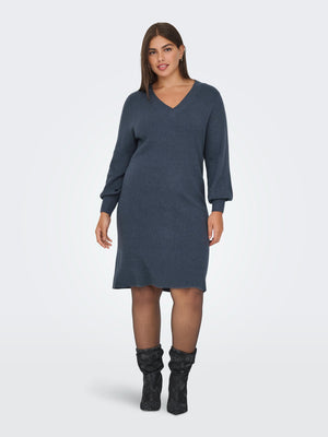 CARKATIA V-NECK DRESS KNT