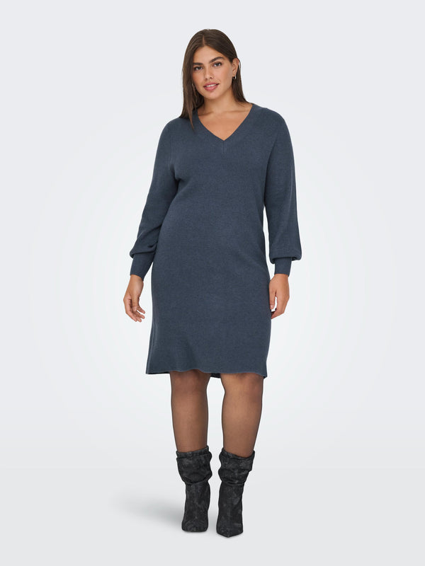 CARKATIA V-NECK DRESS KNT