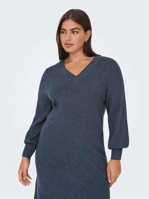 CARKATIA V-NECK DRESS KNT