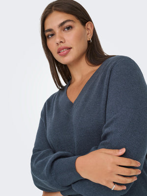 CARKATIA V-NECK DRESS KNT