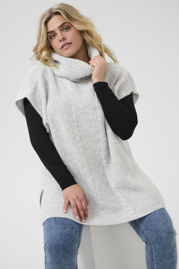 KCMALA KNIT PONCHO