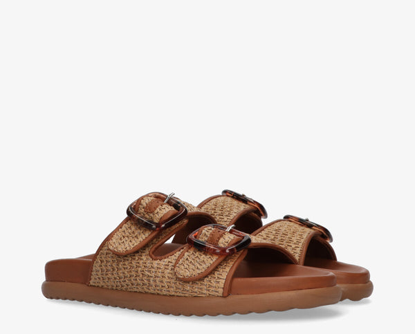 LILIA BUCKLE RAFFIA