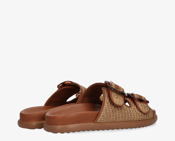 LILIA BUCKLE RAFFIA