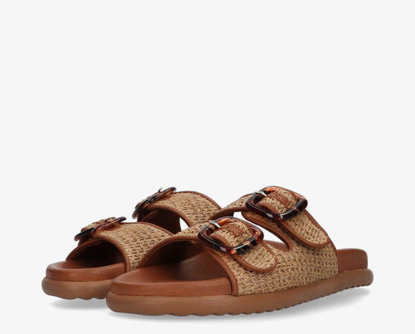 LILIA BUCKLE RAFFIA