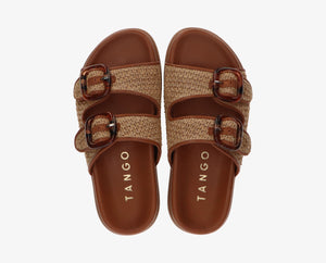 LILIA BUCKLE RAFFIA