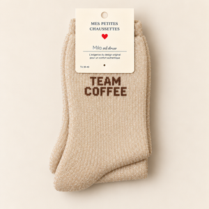 GLITTER SOCKS - TEAM COFFEE