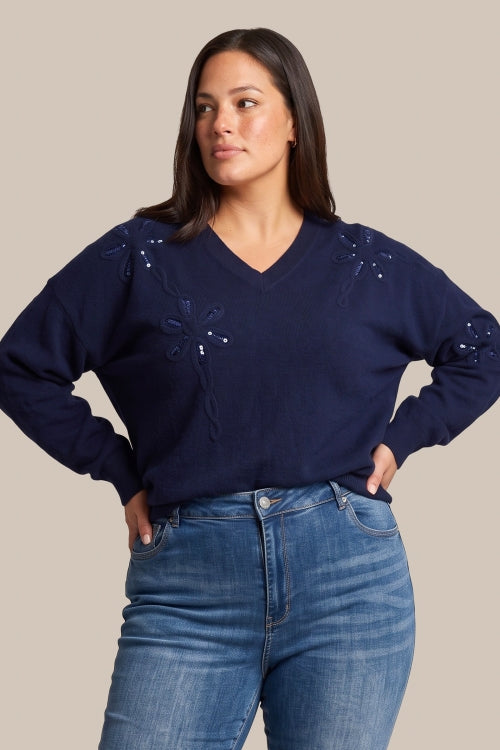 YORI PULLOVER - Midnight Blue