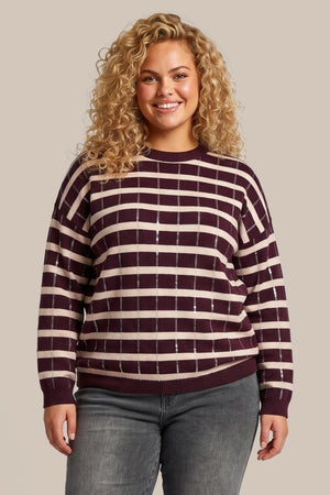RIVAN PULLOVER - Wine Red