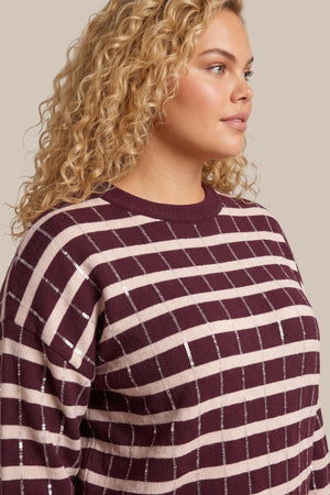 RIVAN PULLOVER - Wine Red