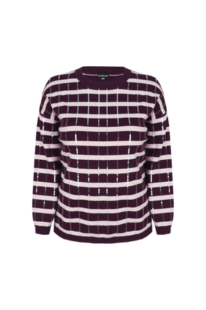RIVAN PULLOVER - Wine Red