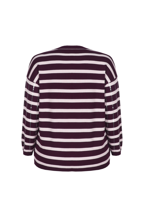 RIVAN PULLOVER - Wine Red