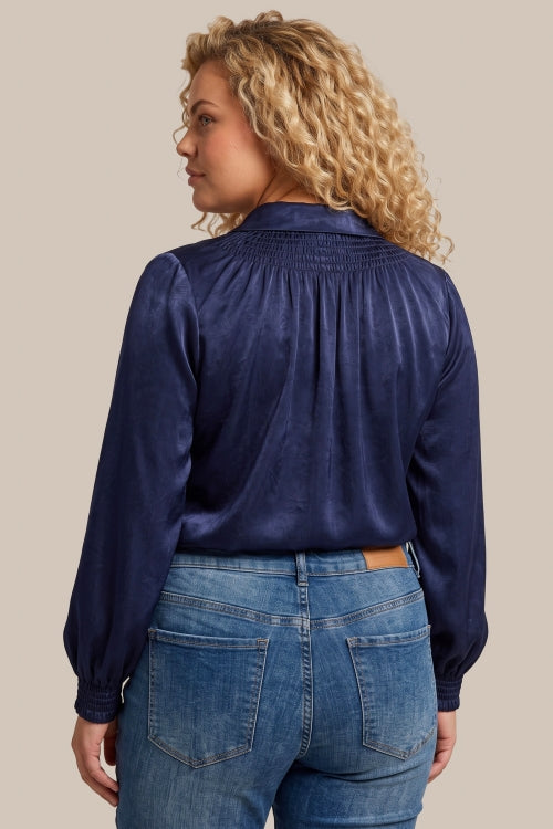 NYSARA BLOUSE - Midnight Blue