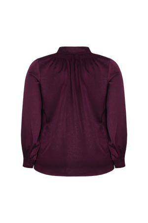NYSARA BLOUSE - Wine Red