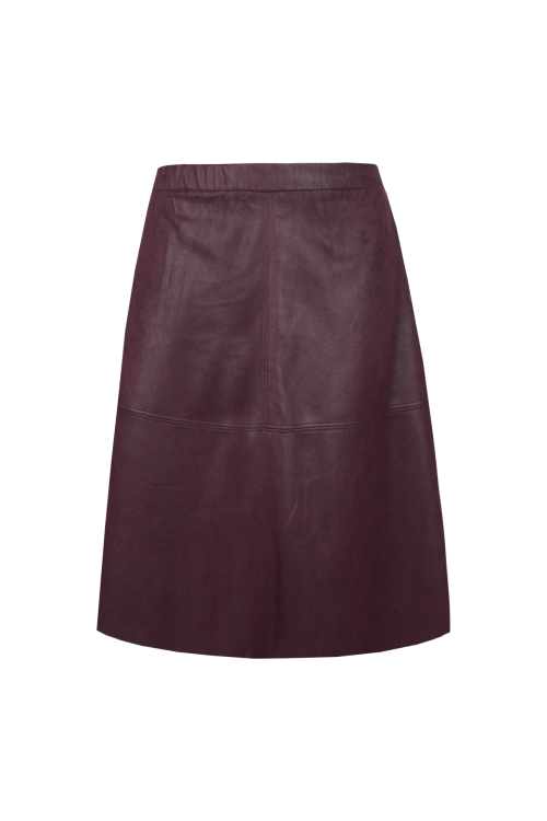 YLVA SKIRT - Warm Aubergine