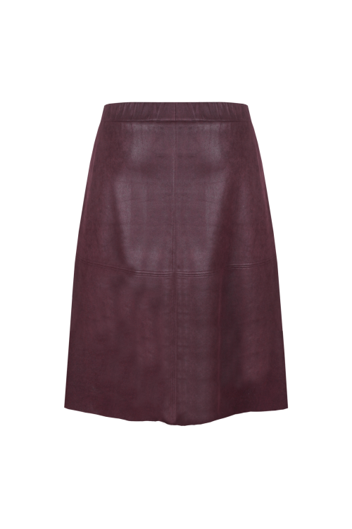 YLVA SKIRT - Warm Aubergine