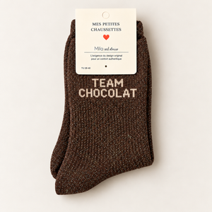 GLITTER SOCKS - TEAM CHOCOLAT