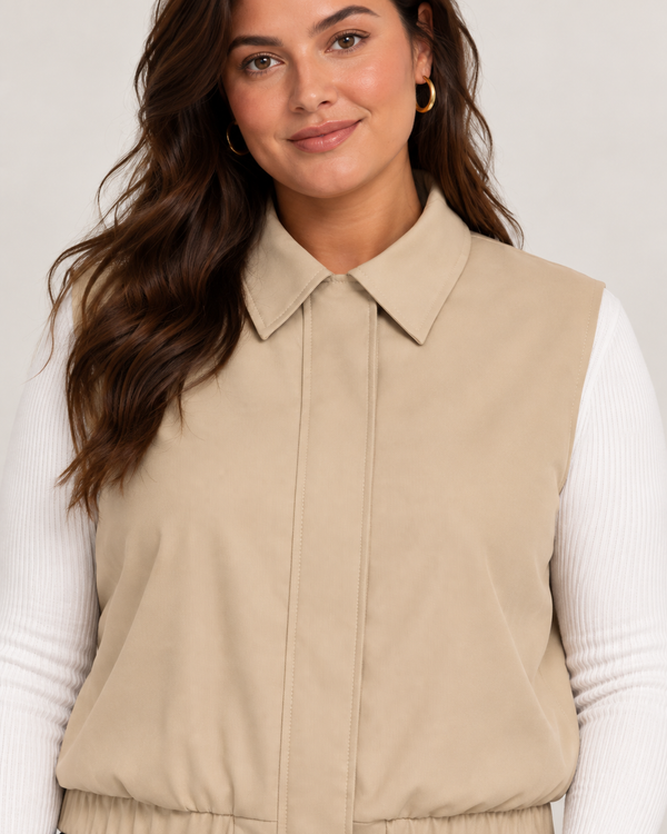 CARLISSY ZIPPER VEST