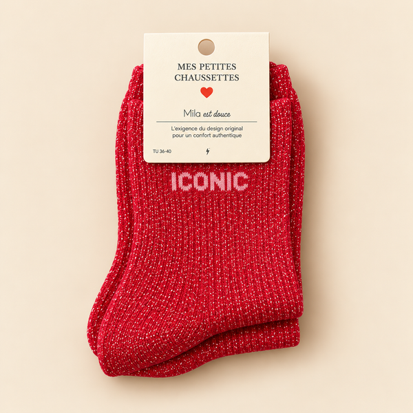 GLITTER SOCKS - ICONIC