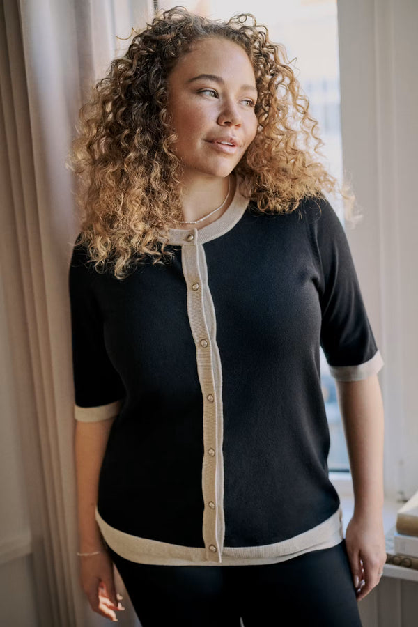 KCLIZZY CONTRAST CARDIGAN