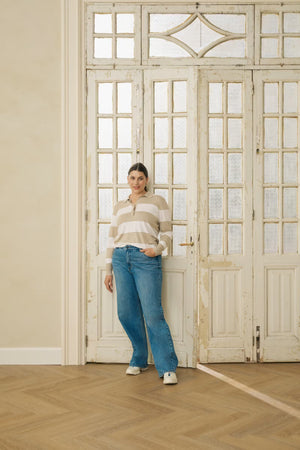 KCLEOANA WIDE LONG JEANS