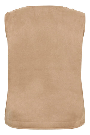 KCLINNEA REVERSIBLE TEDDY VEST