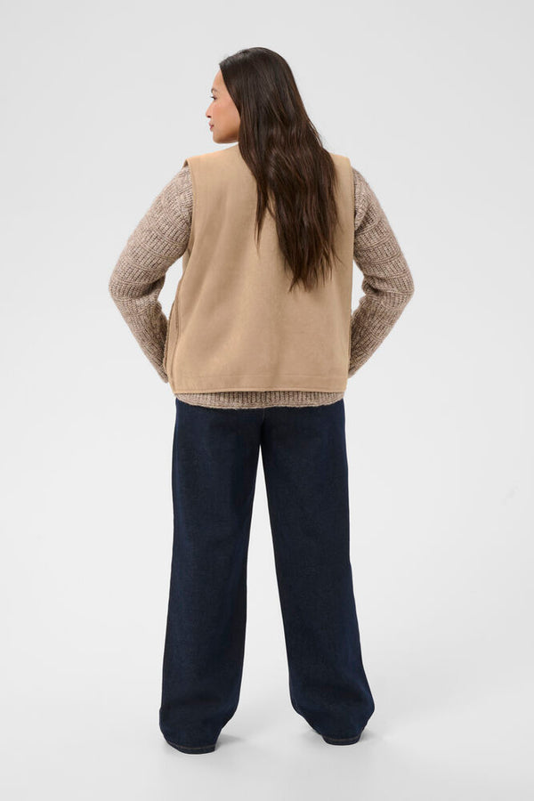 KCLINNEA REVERSIBLE TEDDY VEST