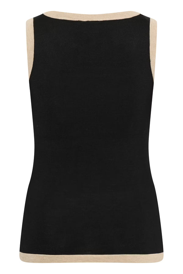 KCLIZZY CONTRAST KNIT TOP