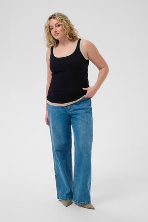 KCLIZZY CONTRAST KNIT TOP