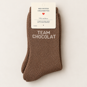 GLITTER SOCKS - TEAM CHOCOLAT