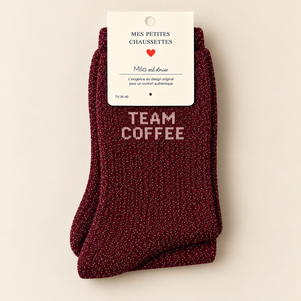 GLITTER SOCKS - TEAM COFFEE
