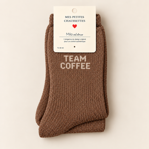 GLITTER SOCKS - TEAM COFFEE
