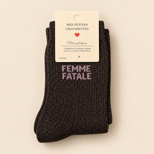 GLITTER SOCKS - FEMME FATALE
