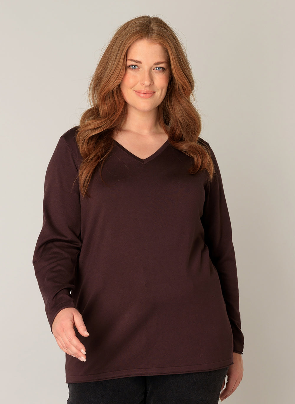 ANINE PULLOVER - BROWN