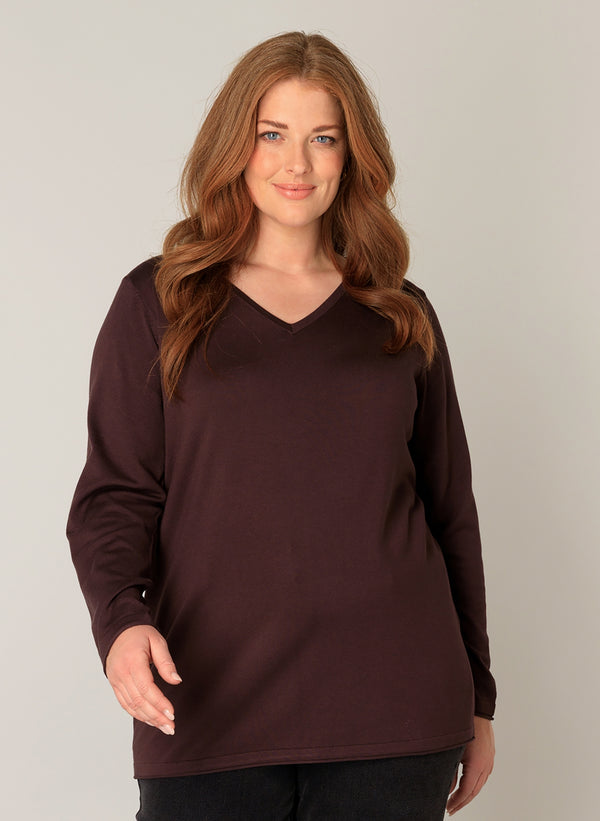 ANINE PULLOVER - BROWN