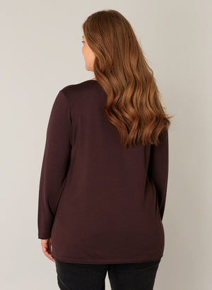 ANINE PULLOVER - BROWN