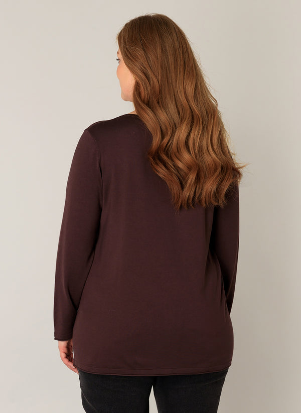 ANINE PULLOVER - BROWN