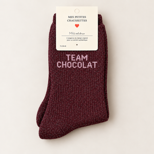 GLITTER SOCKS - TEAM CHOCOLAT