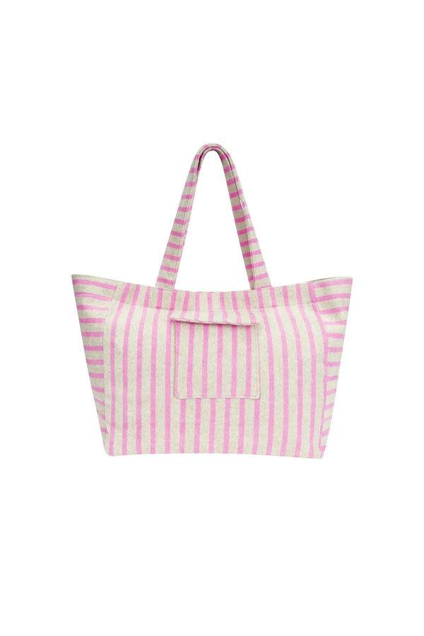 STRIPED SHOPPER BAG