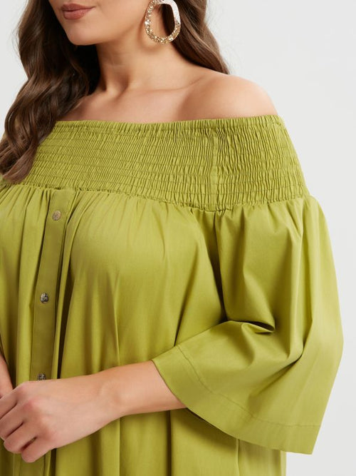 DRESS OFF SHOULDER