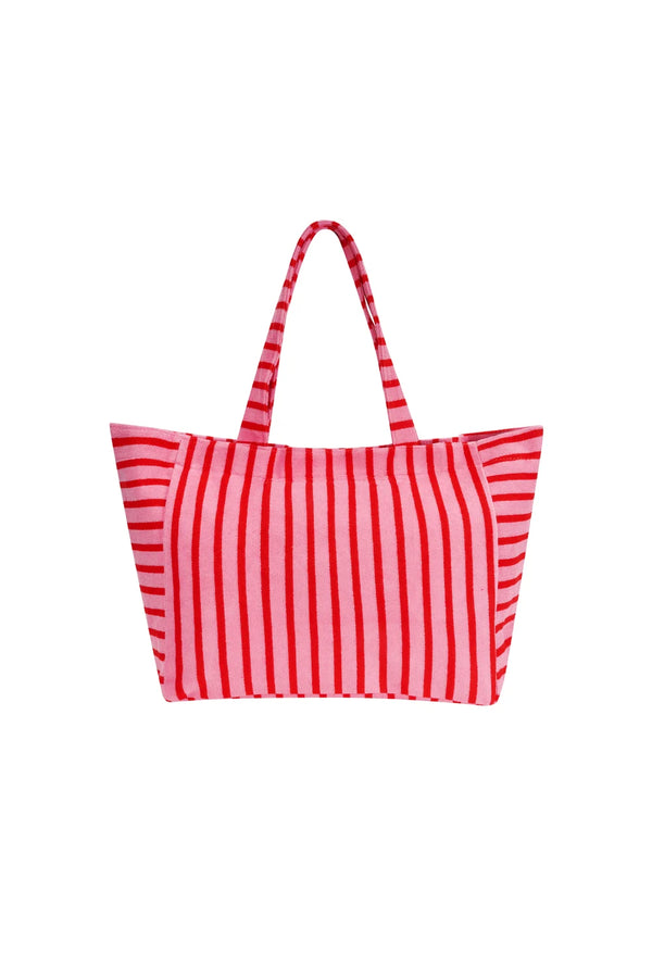 STRIPED SHOPPER BAG