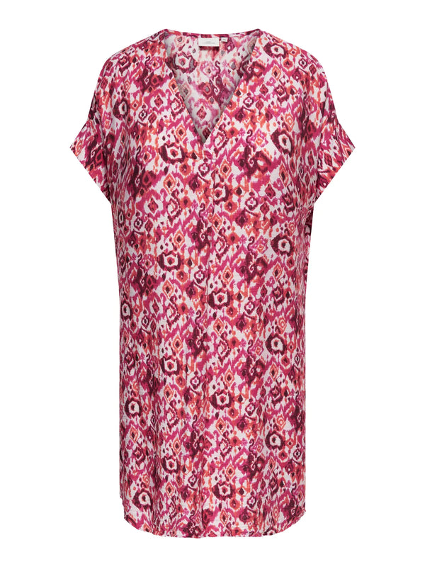 CARHAVANA SHORT V-NECK DRESS
