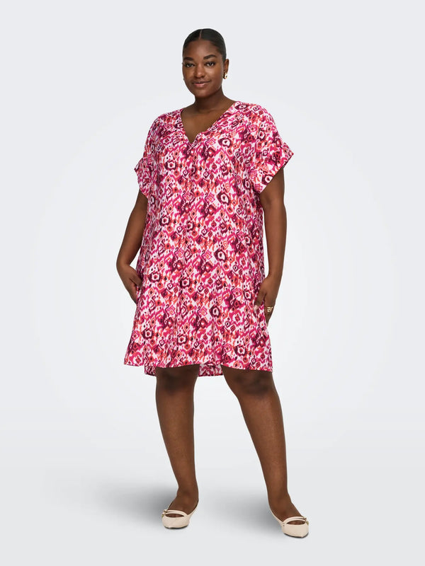 CARHAVANA SHORT V-NECK DRESS