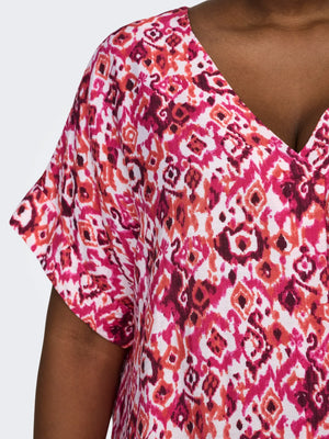 CARHAVANA SHORT V-NECK DRESS