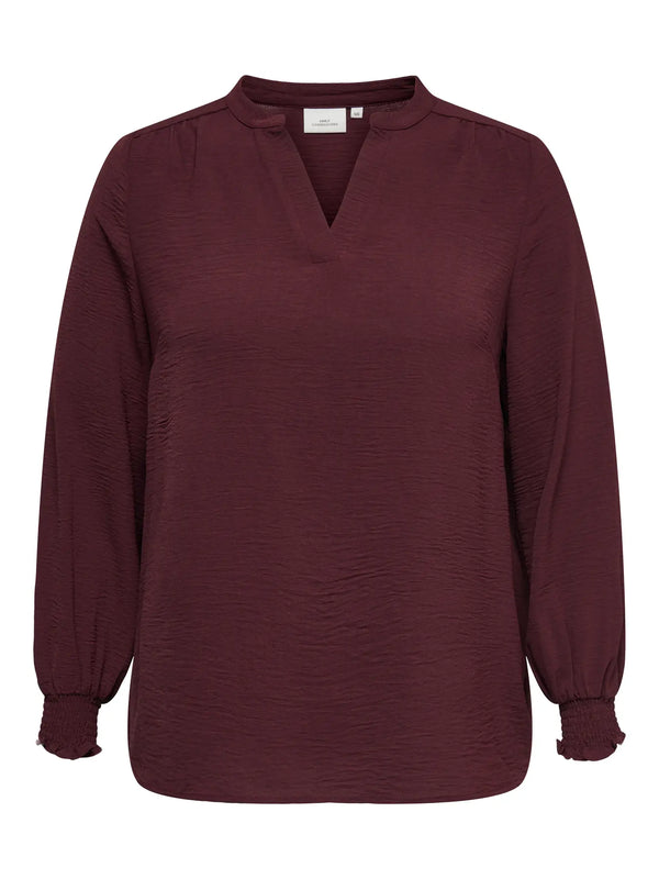 CARMETTA V-NECK BLOUSE NOOS