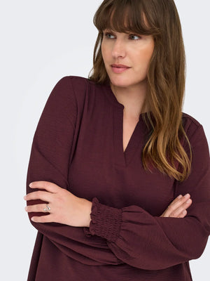 CARMETTA V-NECK BLOUSE NOOS