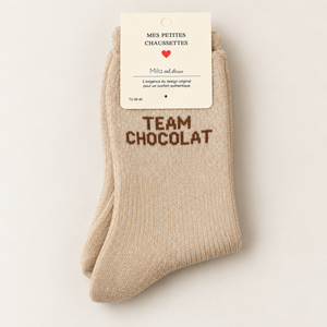 GLITTER SOCKS - TEAM CHOCOLAT