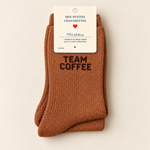 GLITTER SOCKS - TEAM COFFEE