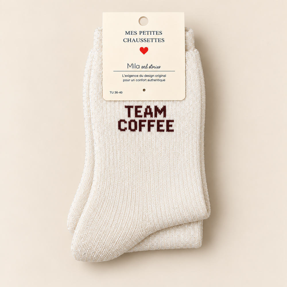 GLITTER SOCKS - TEAM COFFEE